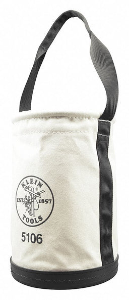Bucket Bag Canvas Straight Wall OffWhite