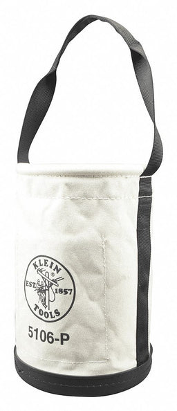 Bucket Bag Canvas Straight Wall OffWhite