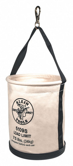 Bucket Bag Canvas Straight Wall OffWhite