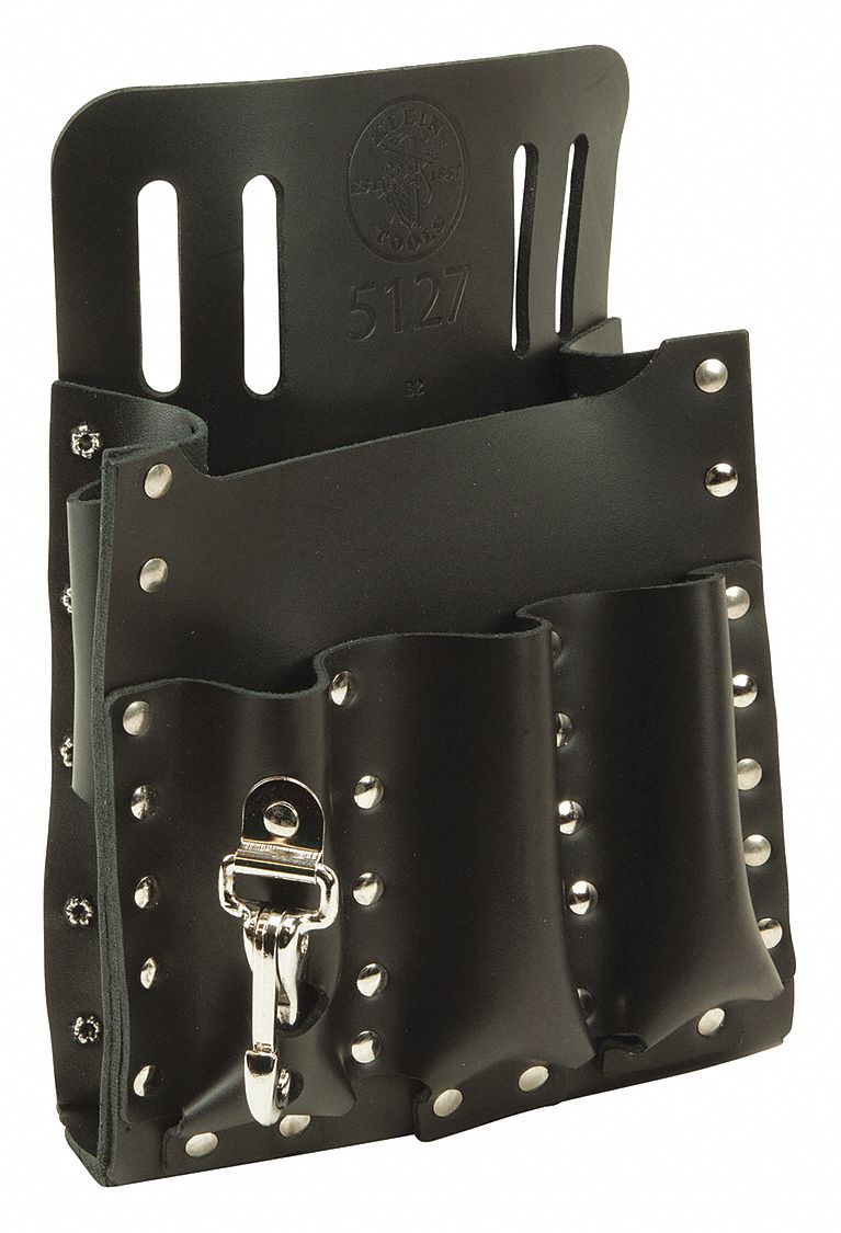 Black Tool Pouch Leather