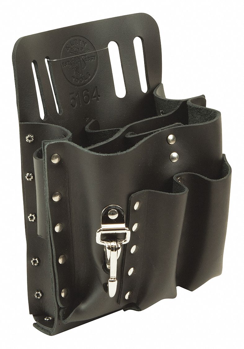 Black Tool Pouch Leather