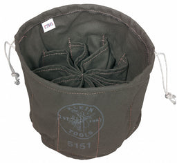 Bucket Bag Canvas Straight Wall Olive
