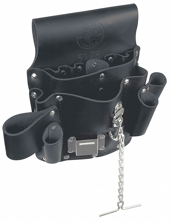 Black Tool Pouch Leather