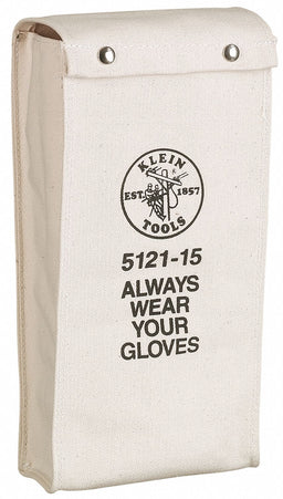 Glove Bag 1 Pocket 8 x8 x19 Tan