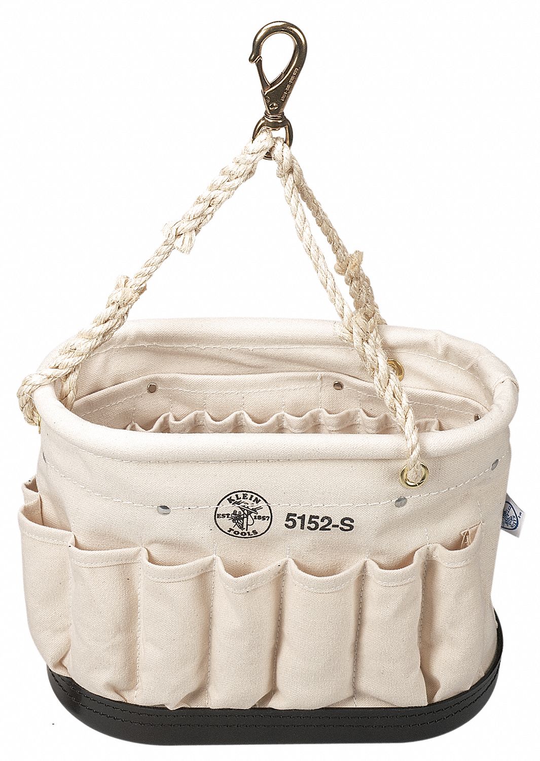 Bucket Bag Canvas Straight Wall OffWhite