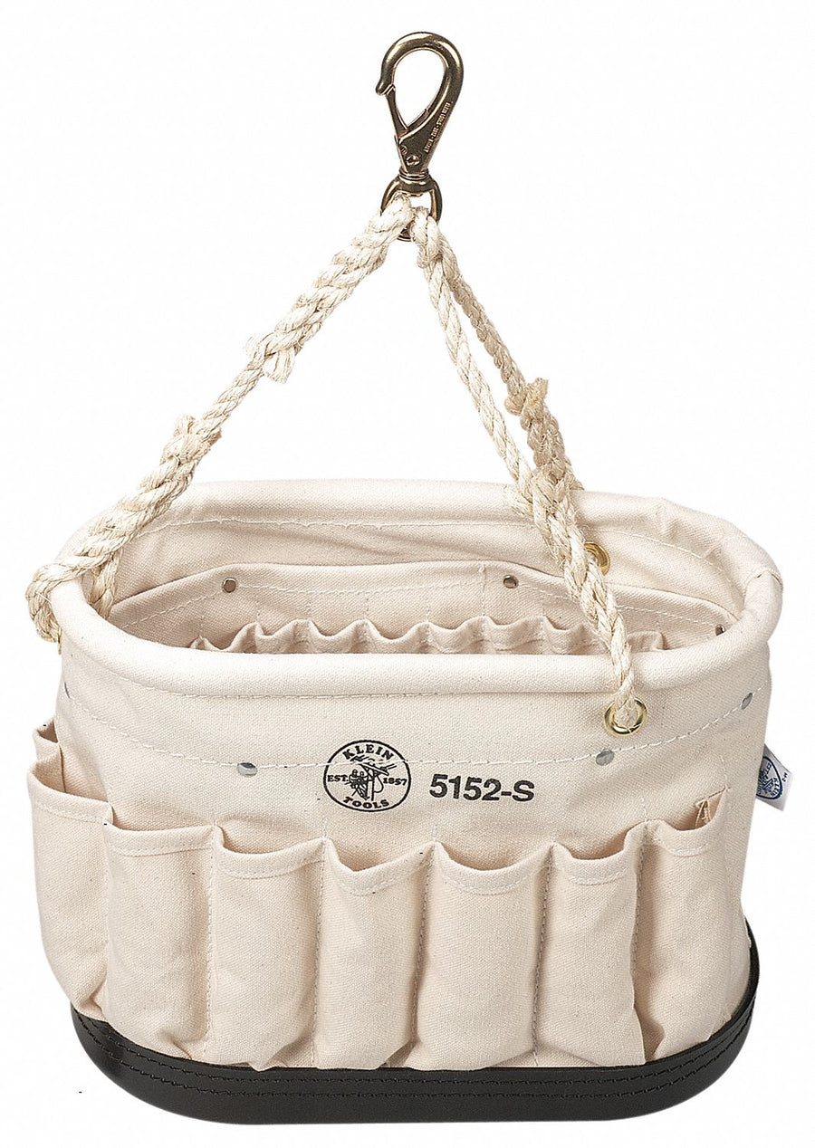 Bucket Bag Canvas Straight Wall OffWhite