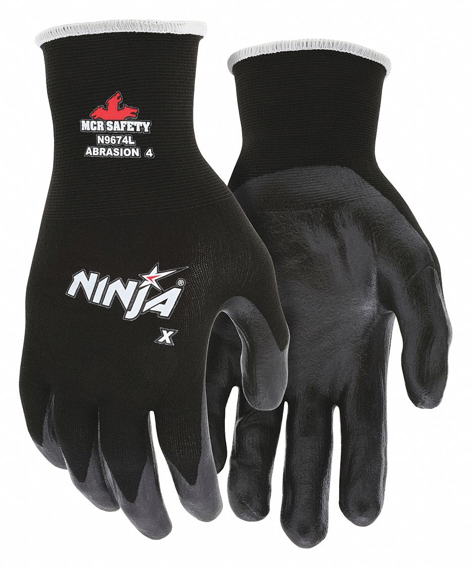 D1522 Coated Gloves Nylon L PR