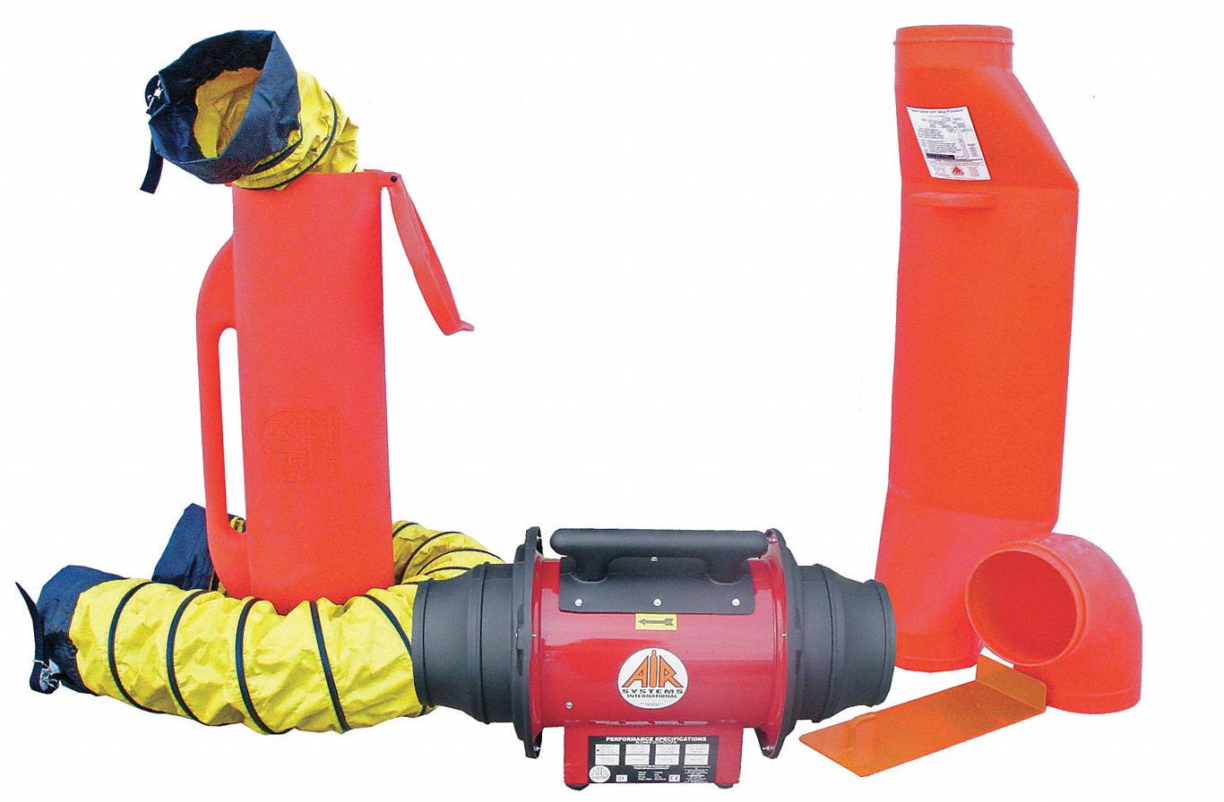 Confined Space Fan Kit Red 25 W