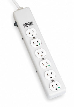 Outlet Strip 6 Outlet 15A 13-3/4 L Wht