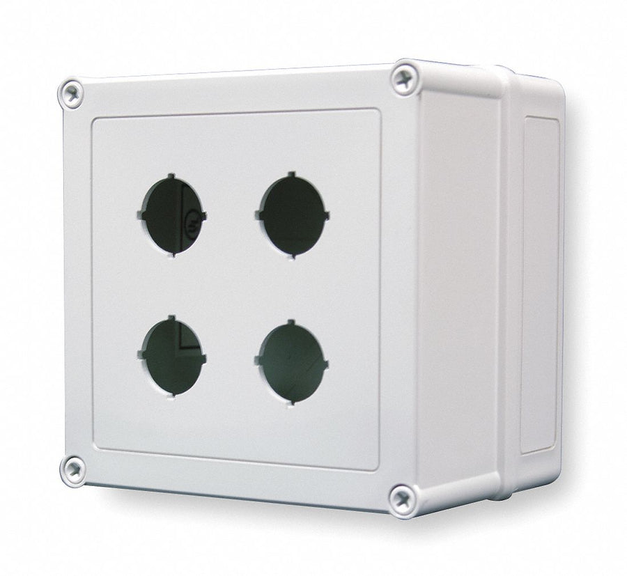 PushButtonEnclosure 30mm 4Holes Plastic