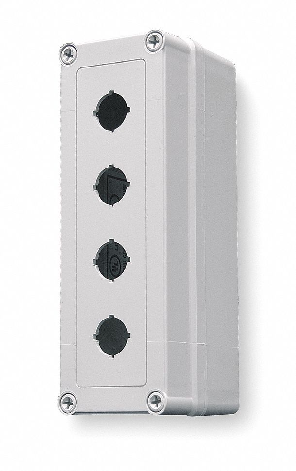 PushButtonEnclosure 22mm 4Holes Plastic