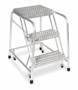 Rolling Ladder Welded Platform 40In H
