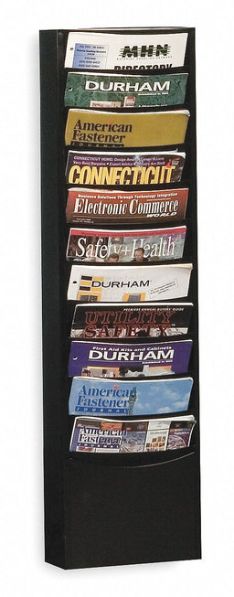 Literature Rack 36 H Black