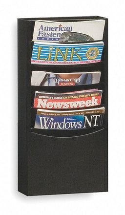 Literature Rack 20 1/4 H Black