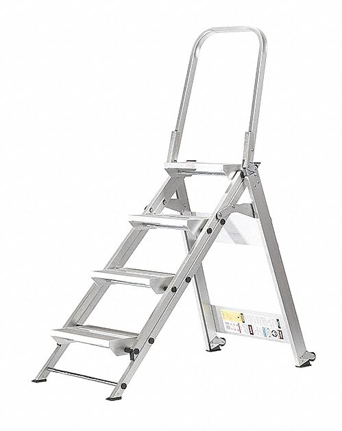 Utility Step Stool 54inH 375lb Cap
