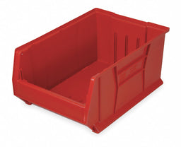 E4545 Bin Red Polypropylene 11 in