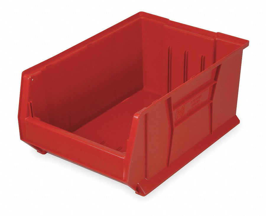 E4545 Bin Red Polypropylene 11 in