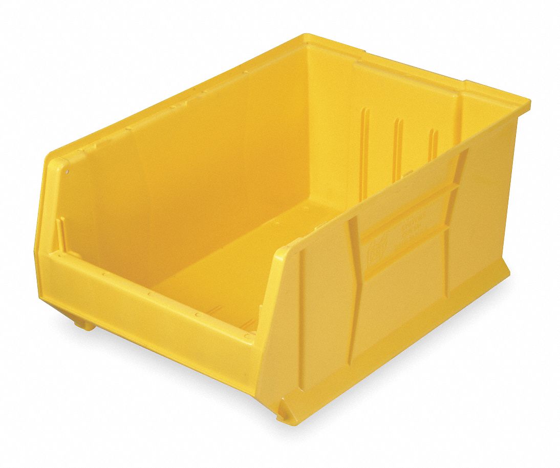 E4545 Bin Yellow Polypropylene 11 in