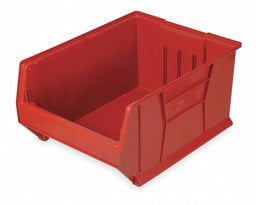 E4546 Bin Red Polypropylene 12 in