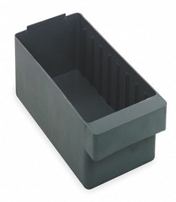 F1577 Drawer Bin Gray Polystyrene 4 5/8 in