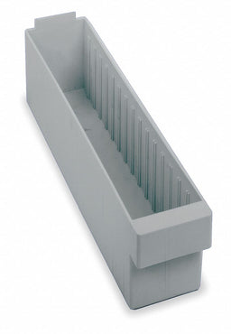F1580 Drawer Bin Gray Polystyrene 4 5/8 in