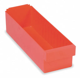 F1578 Drawer Bin Red HIPS 4 5/8 in