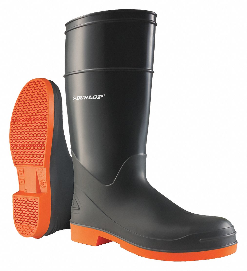 D0331 Rubber Boot Men s 8 Knee Black PR