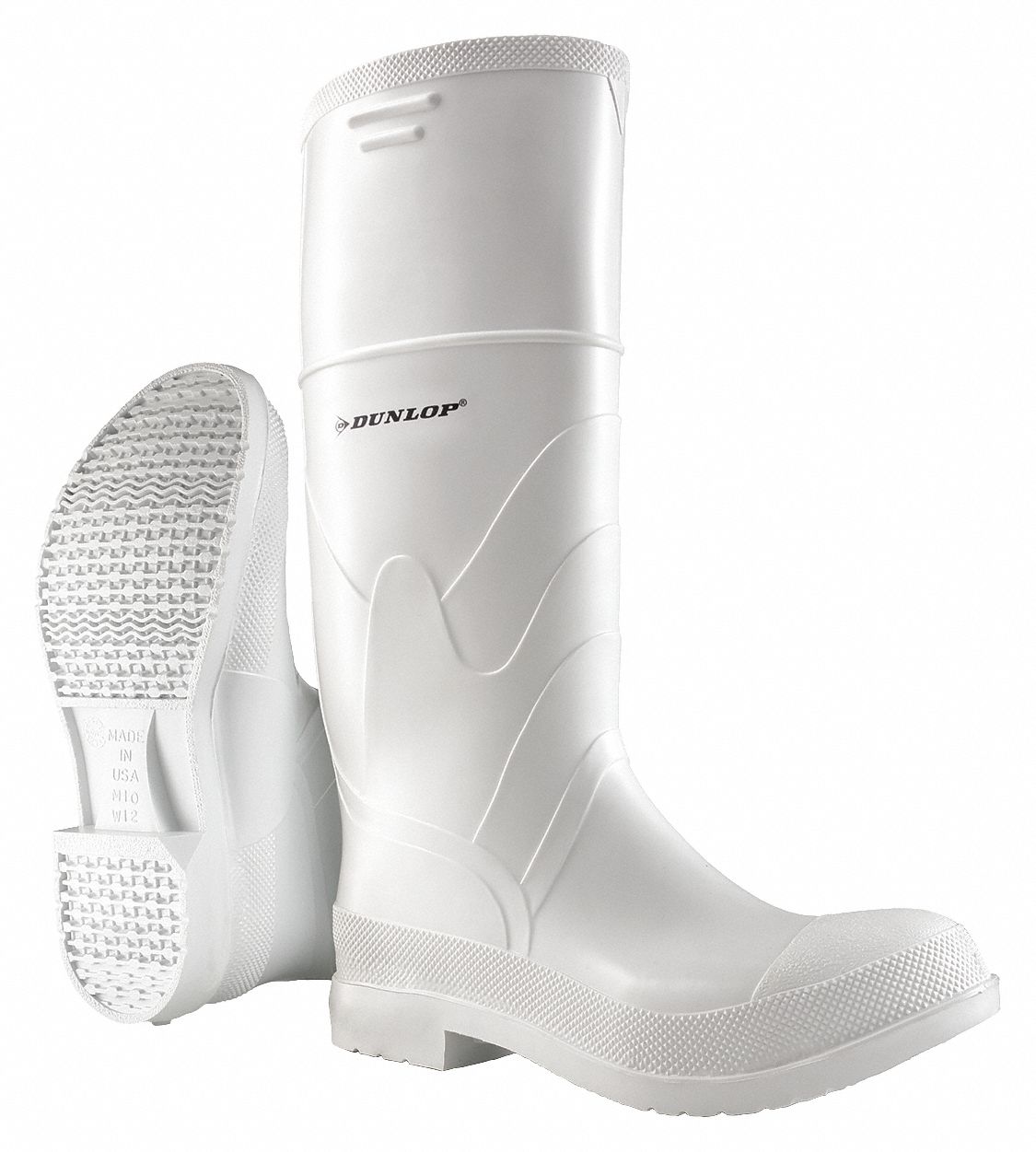 Rubber Boot Men s 11 Knee White PR