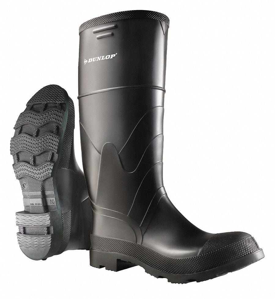 D0322 Rubber Boot Men s 7 Knee Black PR