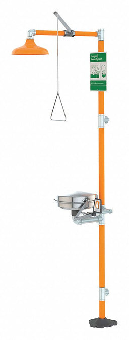 Drench Shower With Eyewash 16 in W