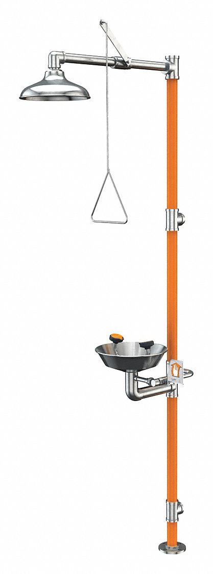 Drench Shower With Face/Eyewash 16 in W
