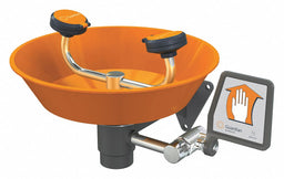 Eyewash Station Wall Mnt Plastic 15-1/2W