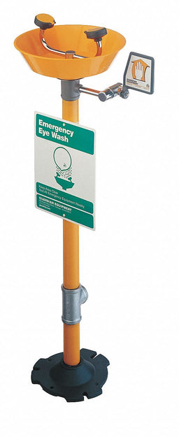 Eyewash Station Pedestal Plastic 15-1/2W