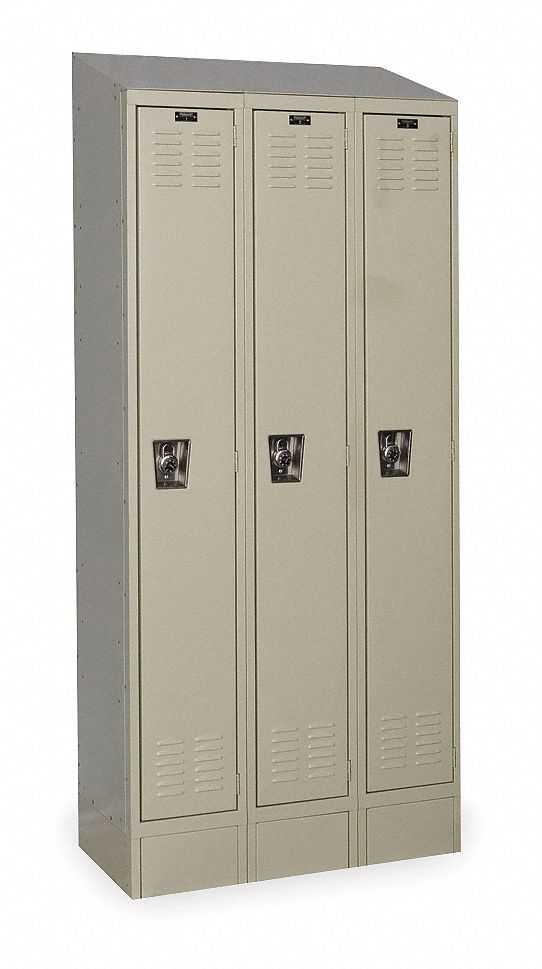 D4814 Wrdrb Lckr 1x3Lckr Tan 83 x36 x15 Assm