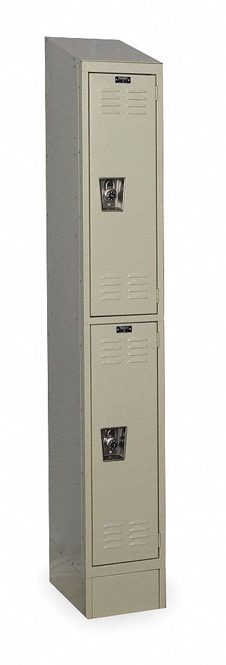 D4819 Wrdrb Lckr 2x1Lckr Tan 83 x12 x15 Assm