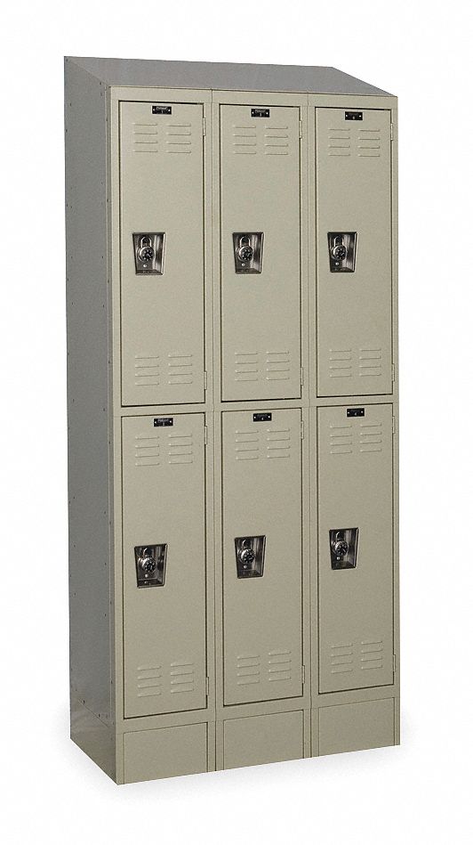 D4823 Wrdrb Lckr 2x3Lckr Tan 84 x36 x18 Assm