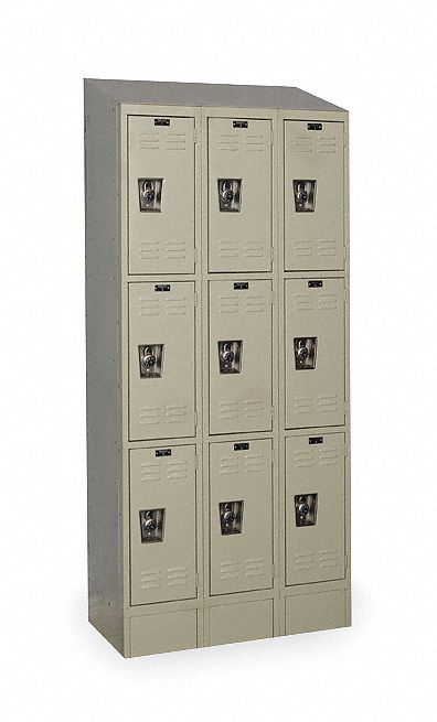 D4825 Wrdrb Lckr 3x3Lckr Tan 82 x36 x12 Assm
