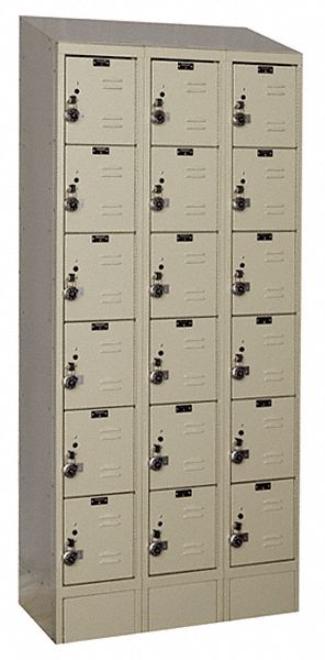 D4834 Bx Lckr 6x3Lckr Tan 83 x36 x15 Assm