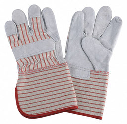 D1566 Leather Gloves Gray L PR