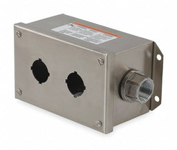 PushButtonEnclosure 30mm 2Holes SS