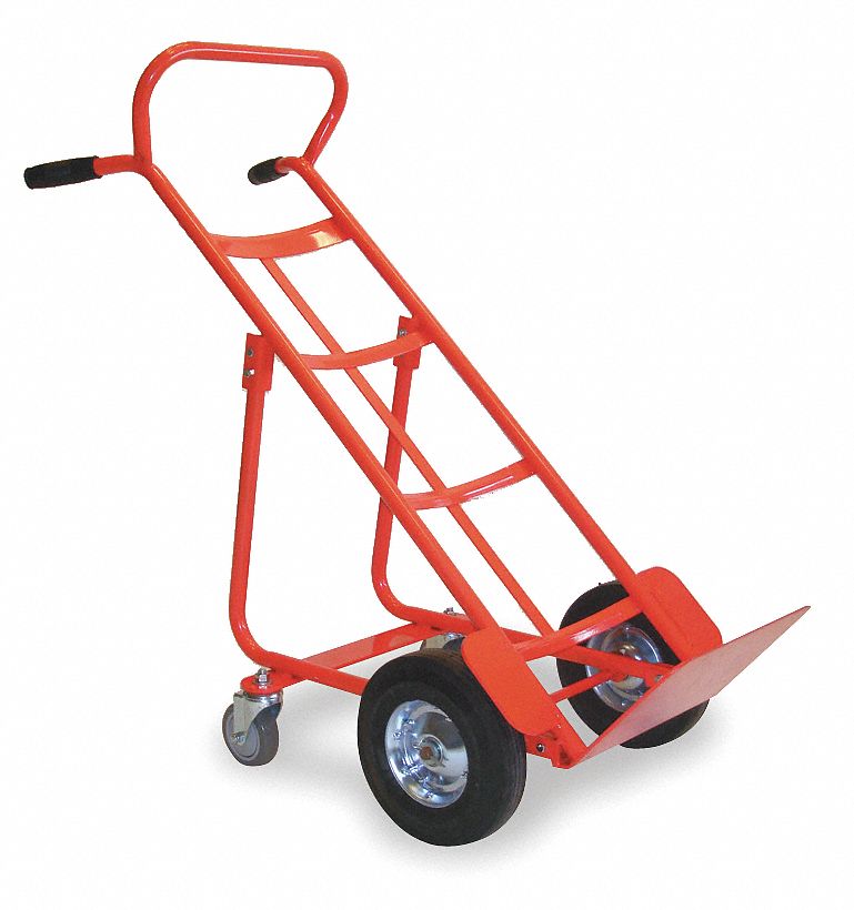 Hand Truck 800 lb 48 x20 x25-1/2 Red