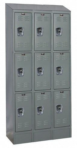 D4825 Lckr 3x3Lckr Drk Gry 82 x36 x12 Assm