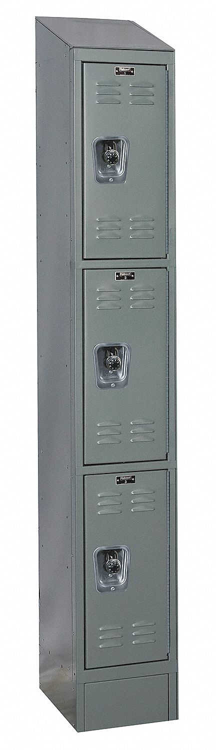 D4828 Lckr 3x1Lckr Drk Gry 84 x12 x18 Assm