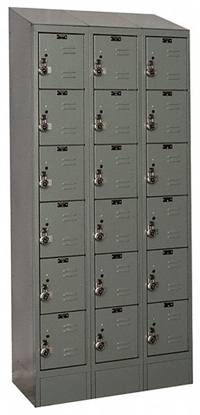 D4832 Lckr 6x3Lckr Dark Gray 82 x36 x12 Assm