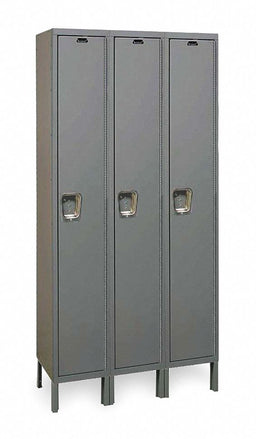 K4095 Lckr 1x3Lckr Drk Gry 78 x36 x12 UnAssm
