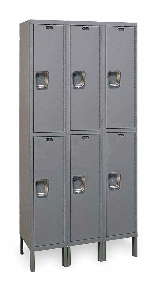 K4123 Lckr 2x3Lckr Drk Gry 78 x45 x15 Assm