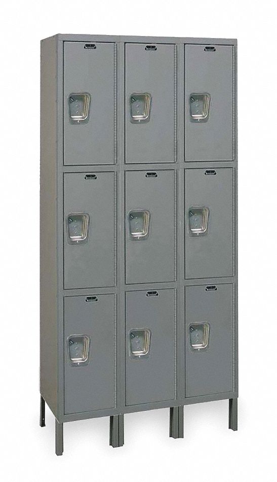 K4135 Lckr 3x3Lckr Drk Gry 78 x36 x12 UnAssm