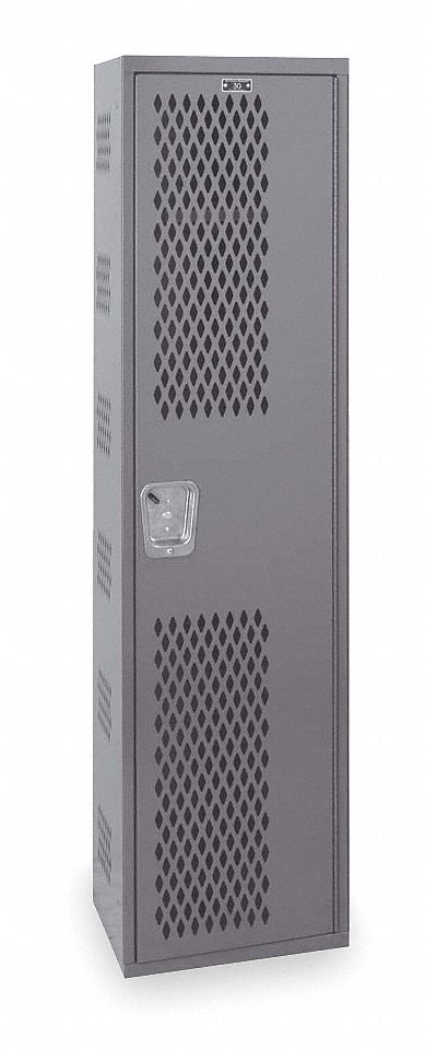Wrdrb Lckr 1x1Lckr Gray 72 x18 x18 Assm