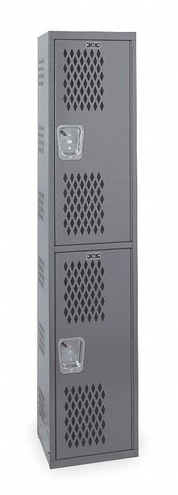 Wrdrb Lckr 2x1Lckr Gray 72 x18 x18 Assm