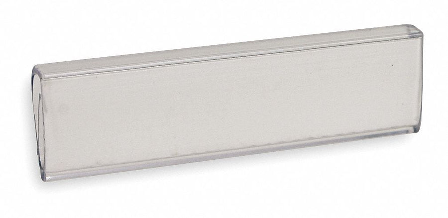 Label Holder Clear Plastic Slide-In